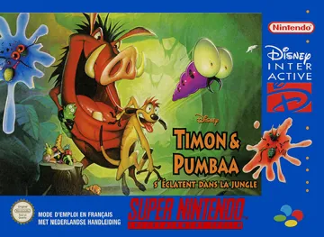 Timon & Pumbaa's Jungle Games (Europe) box cover front